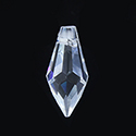 Asfour Crystal Chandelier Part - Spear Tip Pendant - 12x20MM (20MM) CRYSTAL